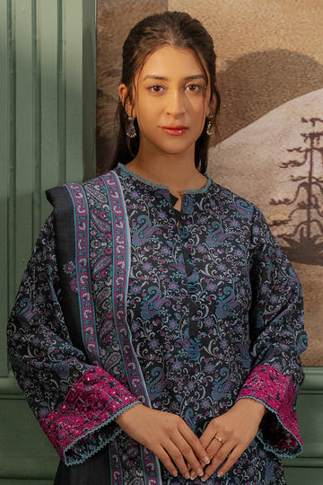 Zellbury Embroidered Shirt Dupatta - 0347 Online Shopping